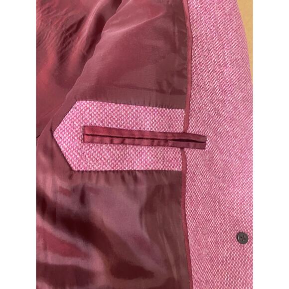 J. CREW BLAZER REGENT WOOL SILK JACKET PINK FALL CORPORATE WORKWEAR OFFICE - Picture 7 of 10